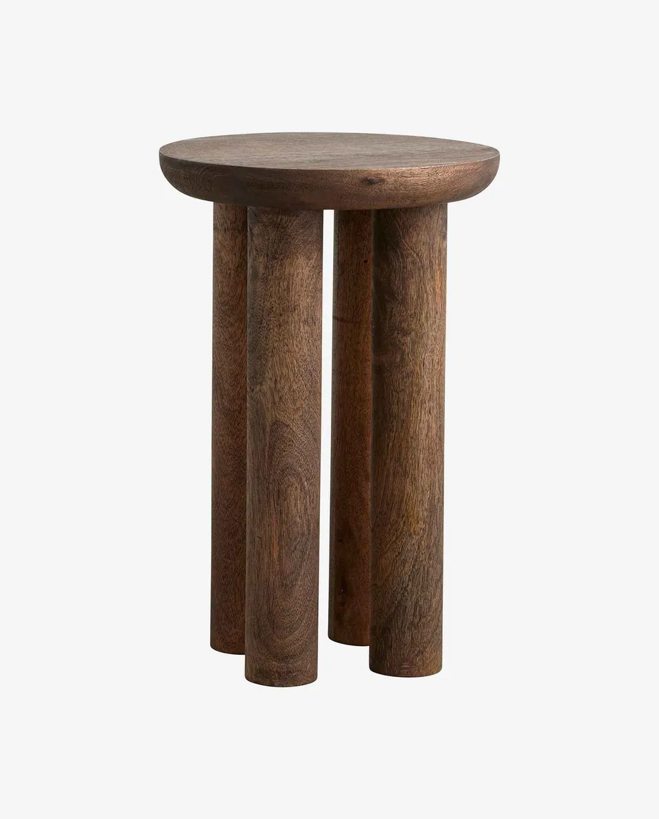 Bambua Helin tavolino marrone scuro legno mango