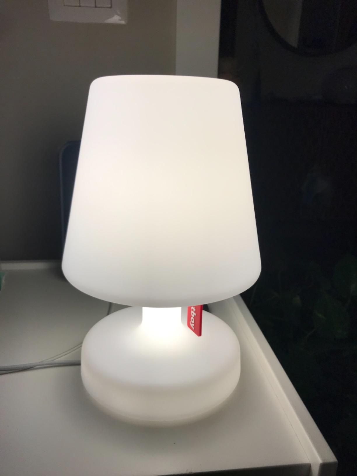 Fatboy Edison Petit Lampada da Tavolo LED Bianca Ricaricabile