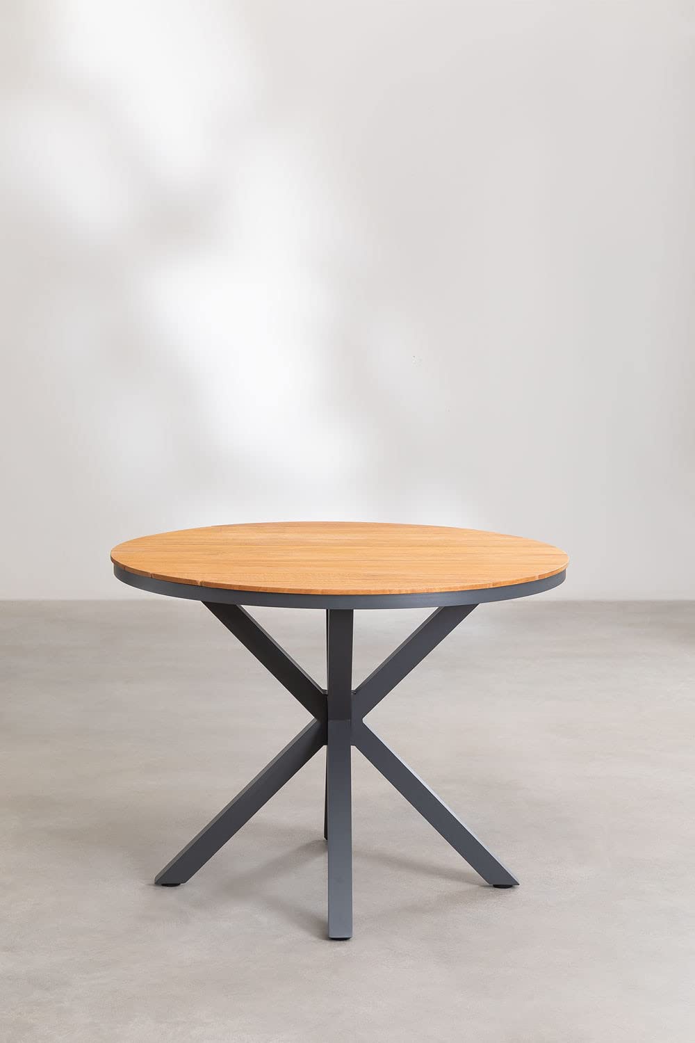 Sklum Archer tavolo giardino rotondo antracite Ø100 cm