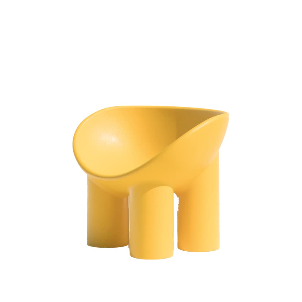 Driade Roly Poly poltrona giallo ocra esterno
