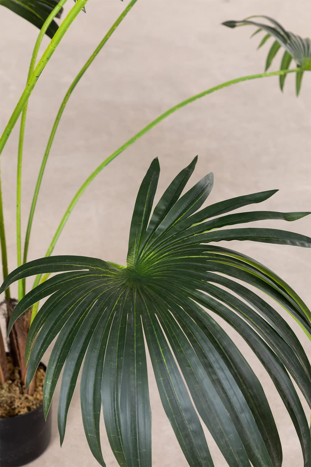 Sklum Palmera Fan pianta artificiale 140 cm in PVC