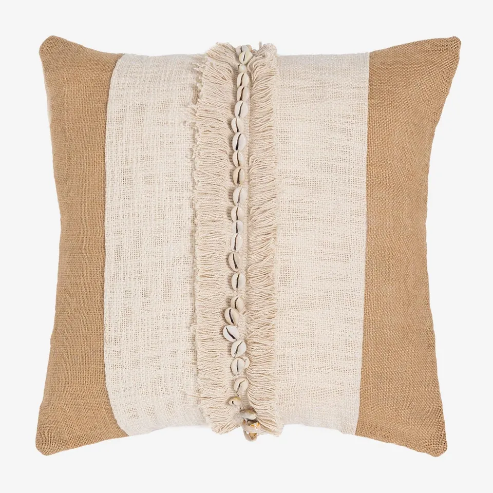 Sklum Naiba Cuscino Quadrato Cotone Juta 45x45 cm