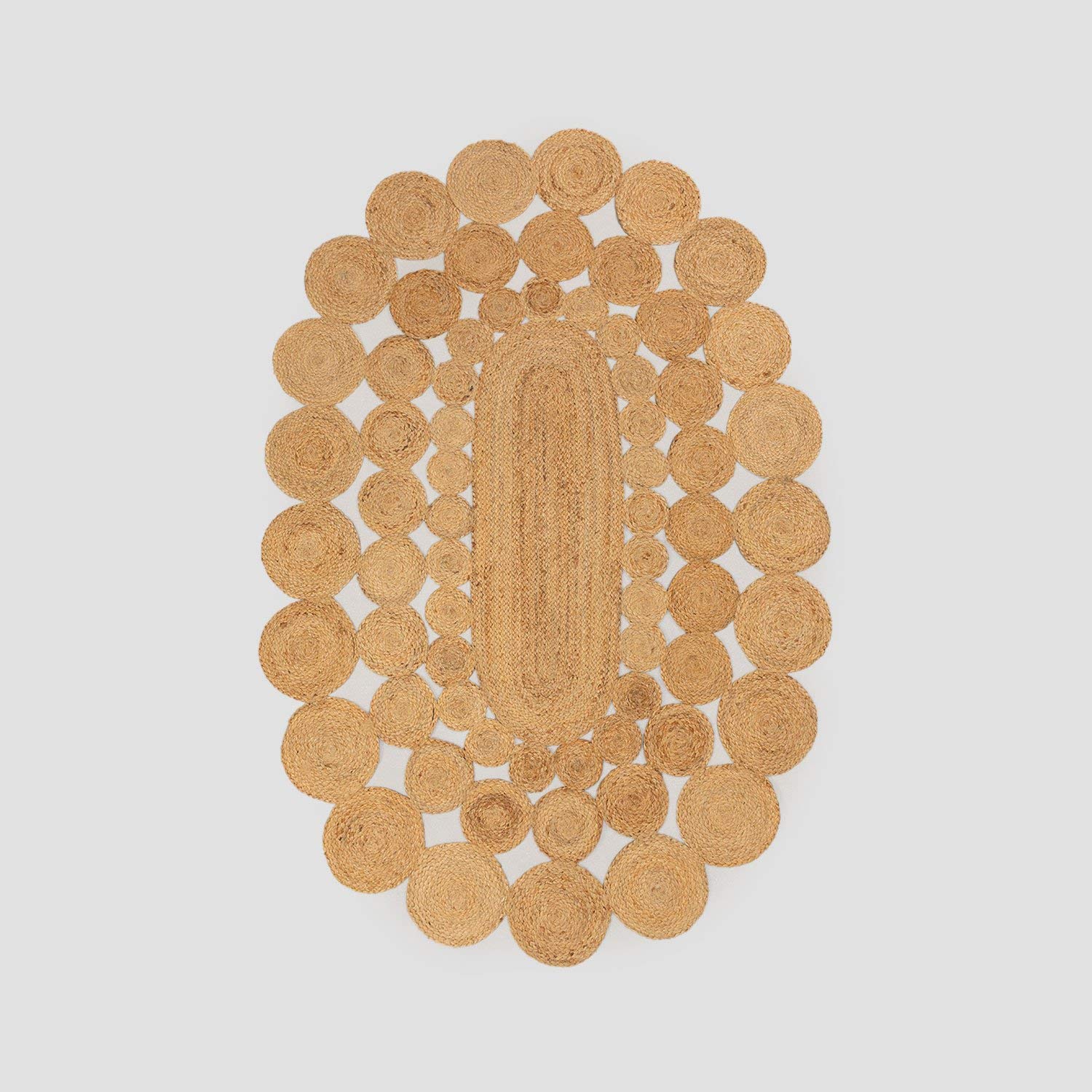 Sklum Dantum Tappeto Ovale Juta 178x120 cm Naturale