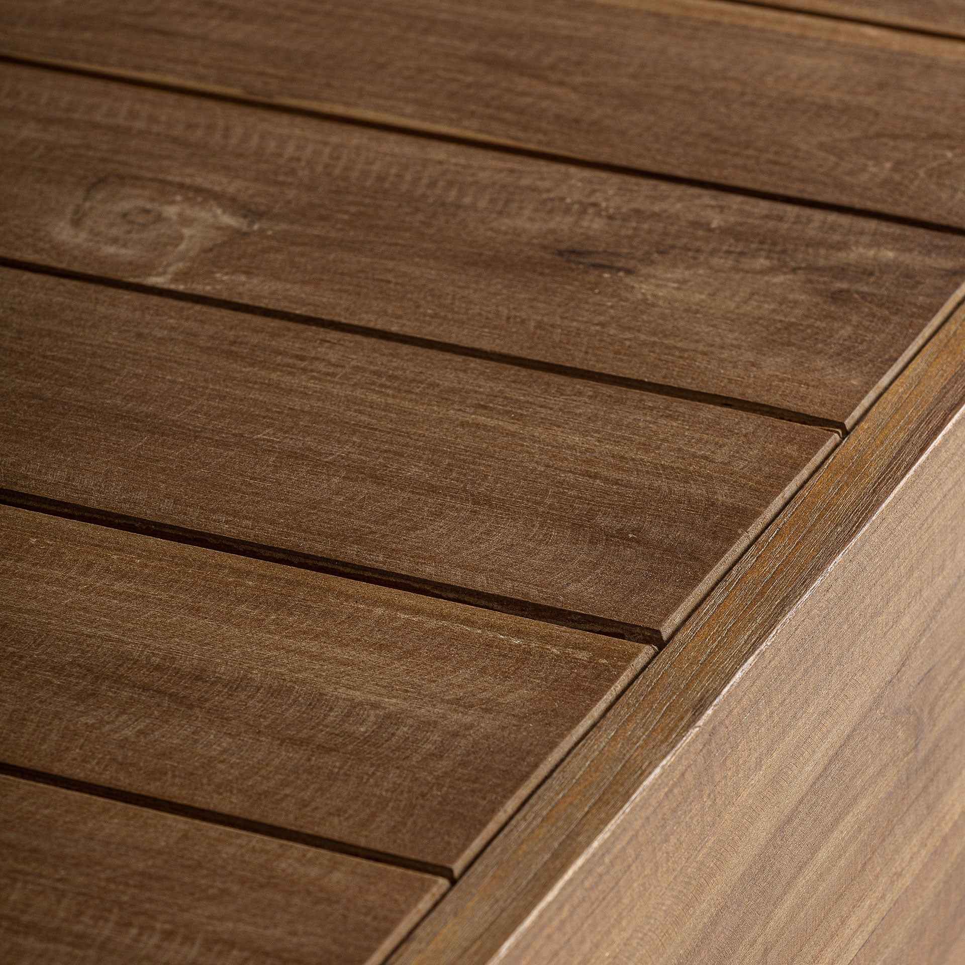 Bambua Trena Tavolino da Caffè Teak Riciclato