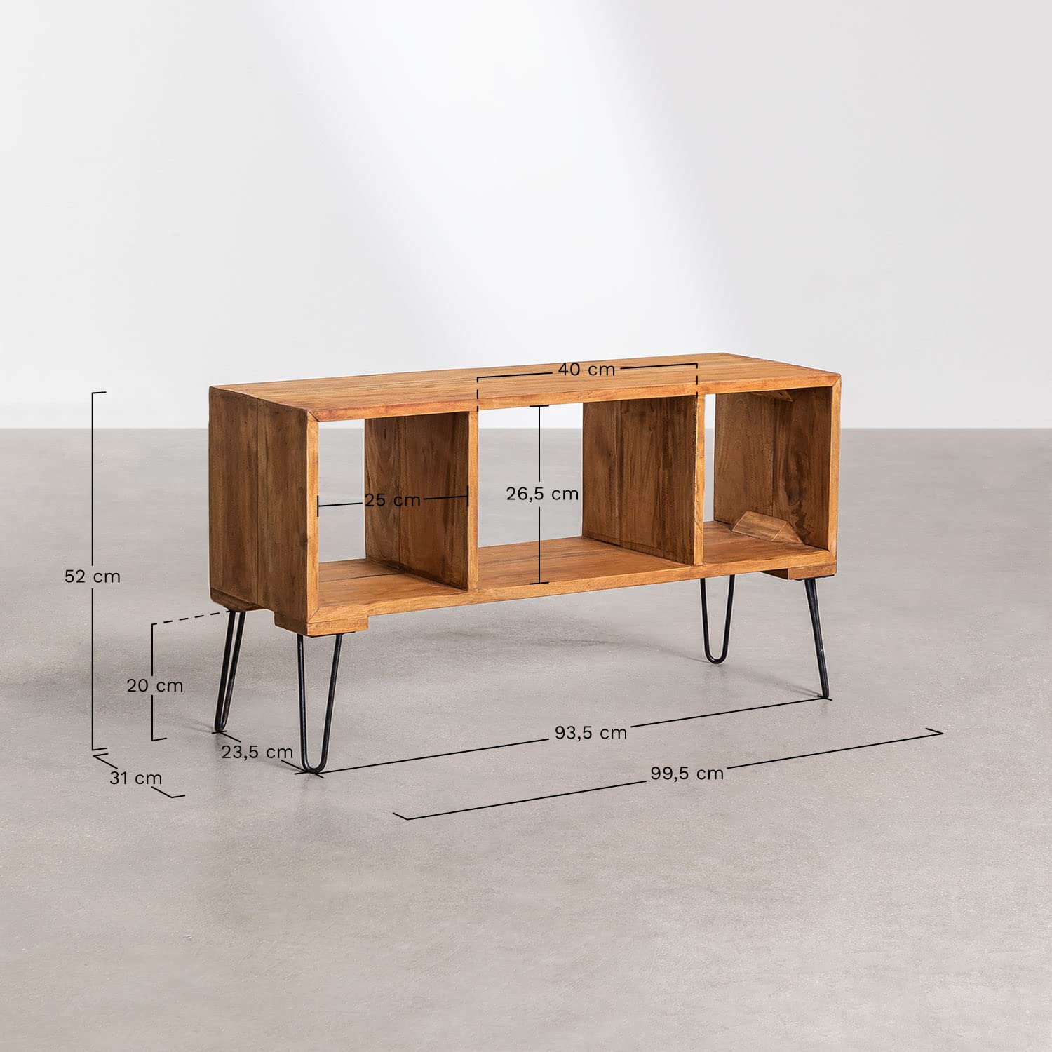 Sklum Ferd mobile TV legno riciclato 98 cm