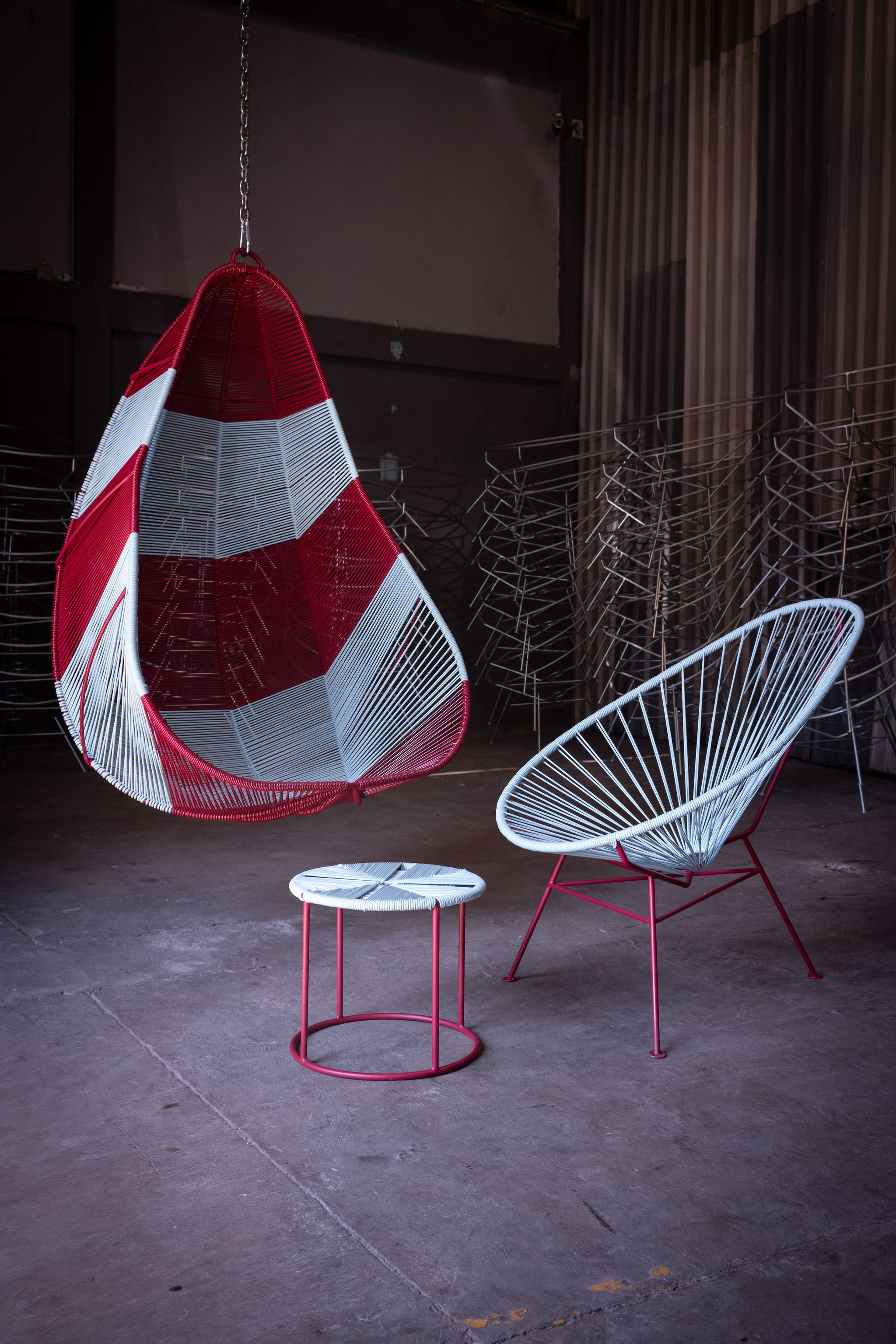 Acapulco Design Colgante CDMX ST1 poltrona sospesa bicolore