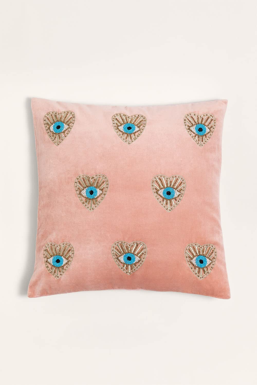 Sklum Denov cuscino quadrato velluto blush 45x45 cm