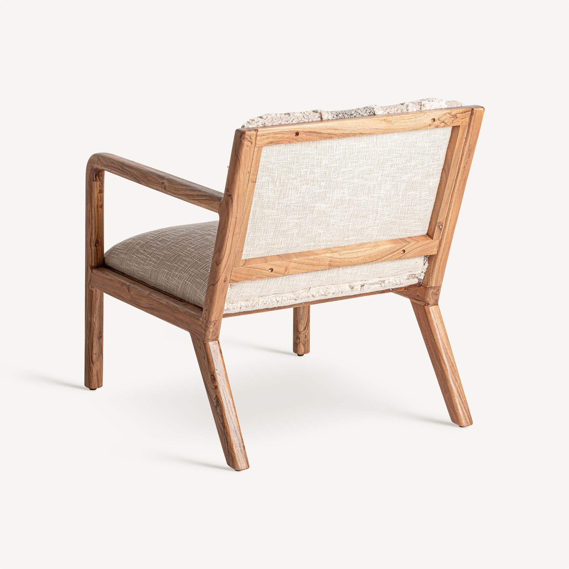 Bambua Greensburg poltrona legno mango cotone