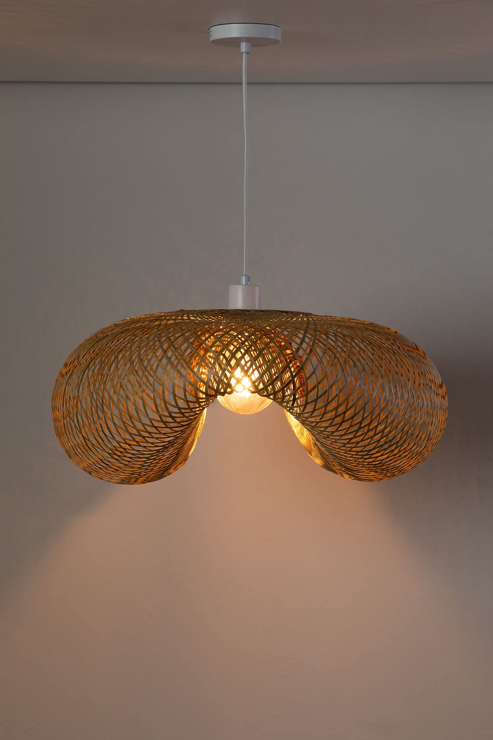 Sklum Kariba lampada a sospensione bambu 78 cm