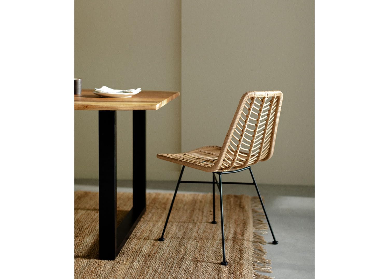 Sklum Gouda Natural sedia da giardino in rattan