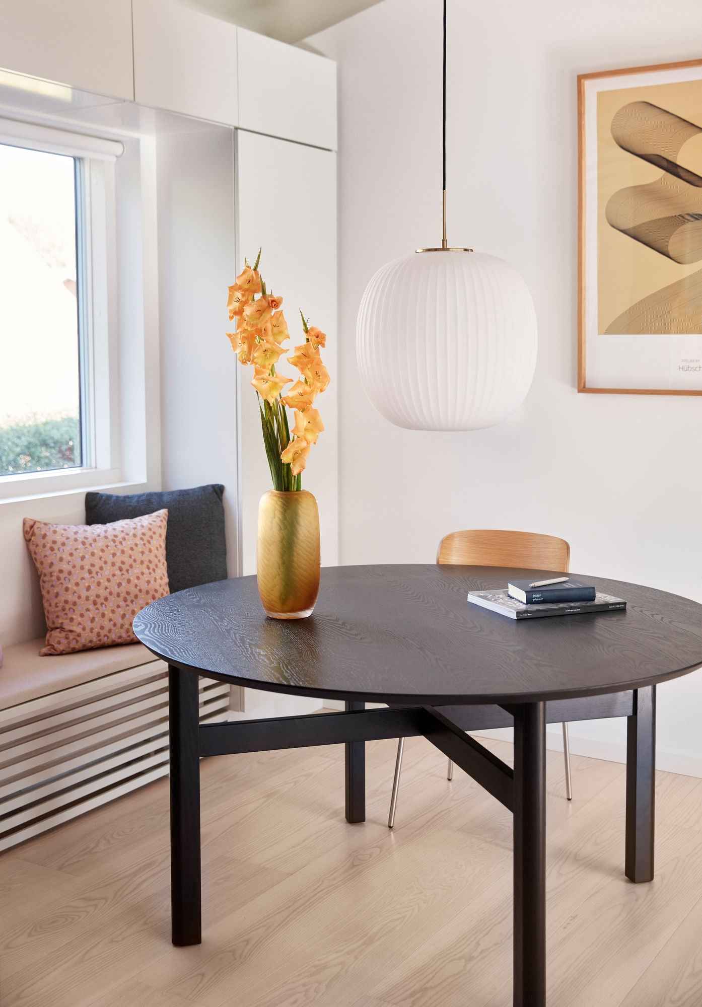 Bambua Serene lampadario vetro bianco Ø42