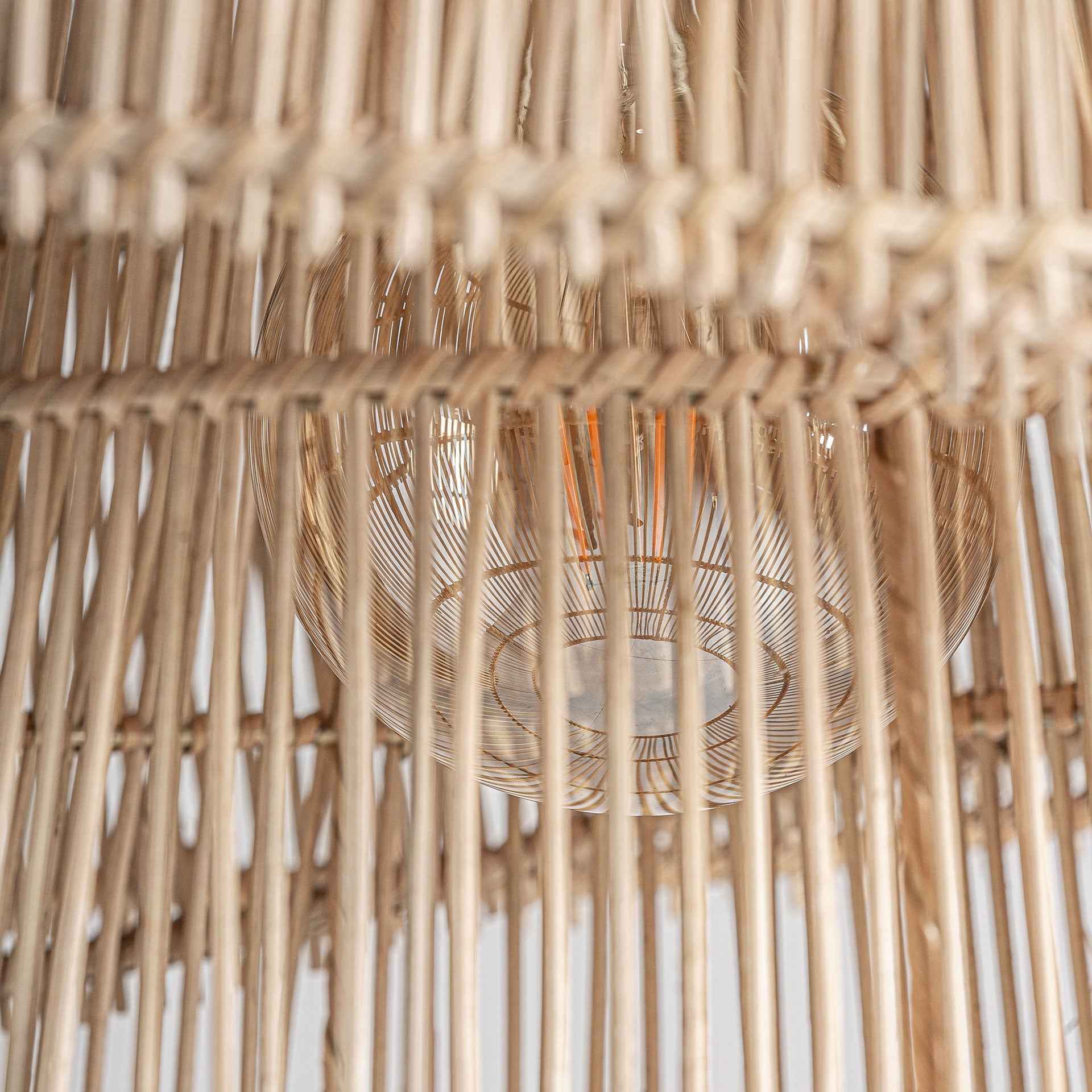 Bambua Dala Lampadario a Sospensione Rattan