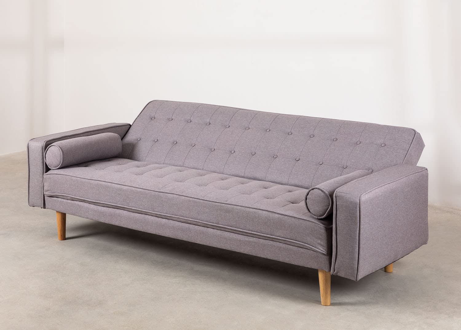 Sklum Brion divano letto 3 posti grigio reclinabile