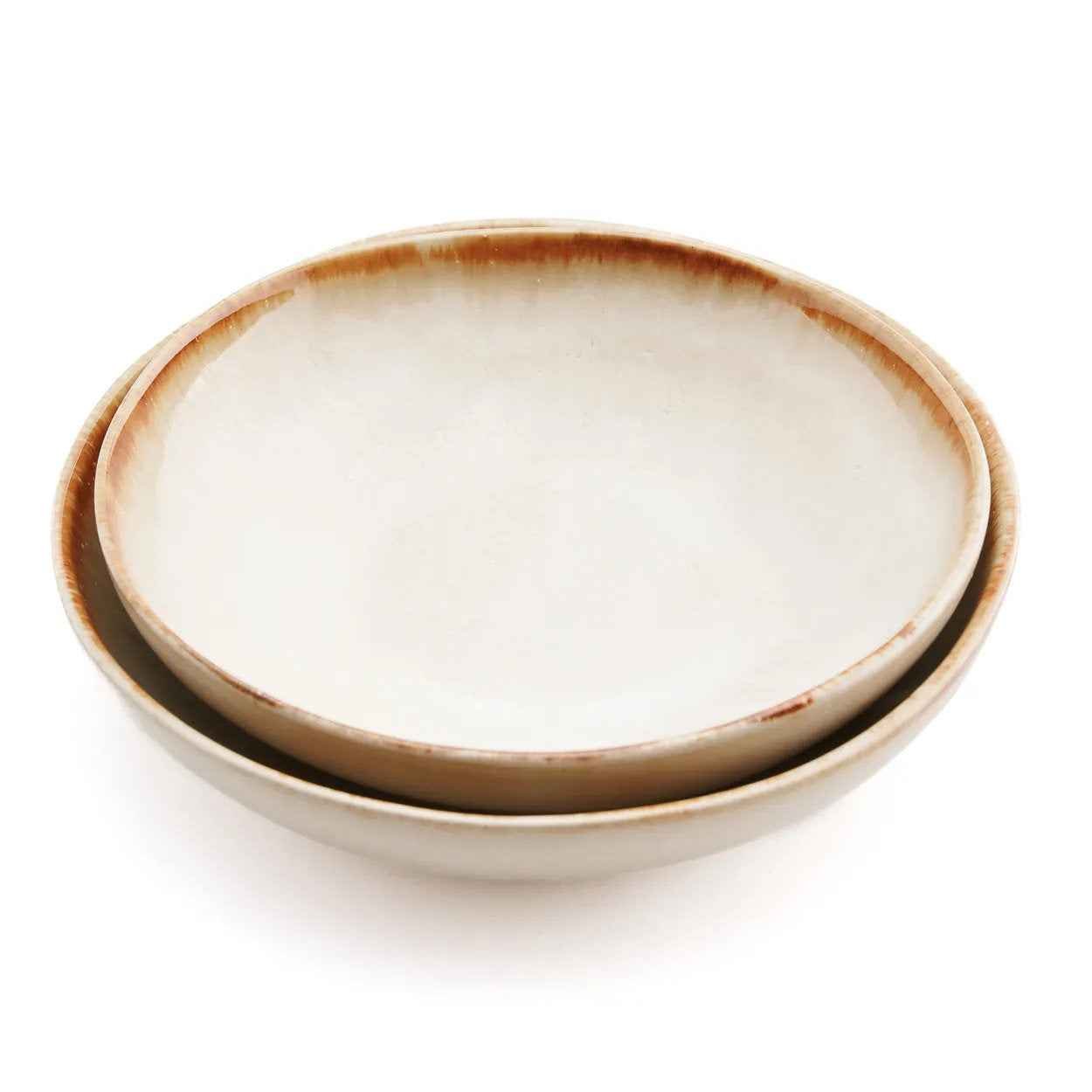 Bambua Cascais Small Bowl set 6 piatti bianchi