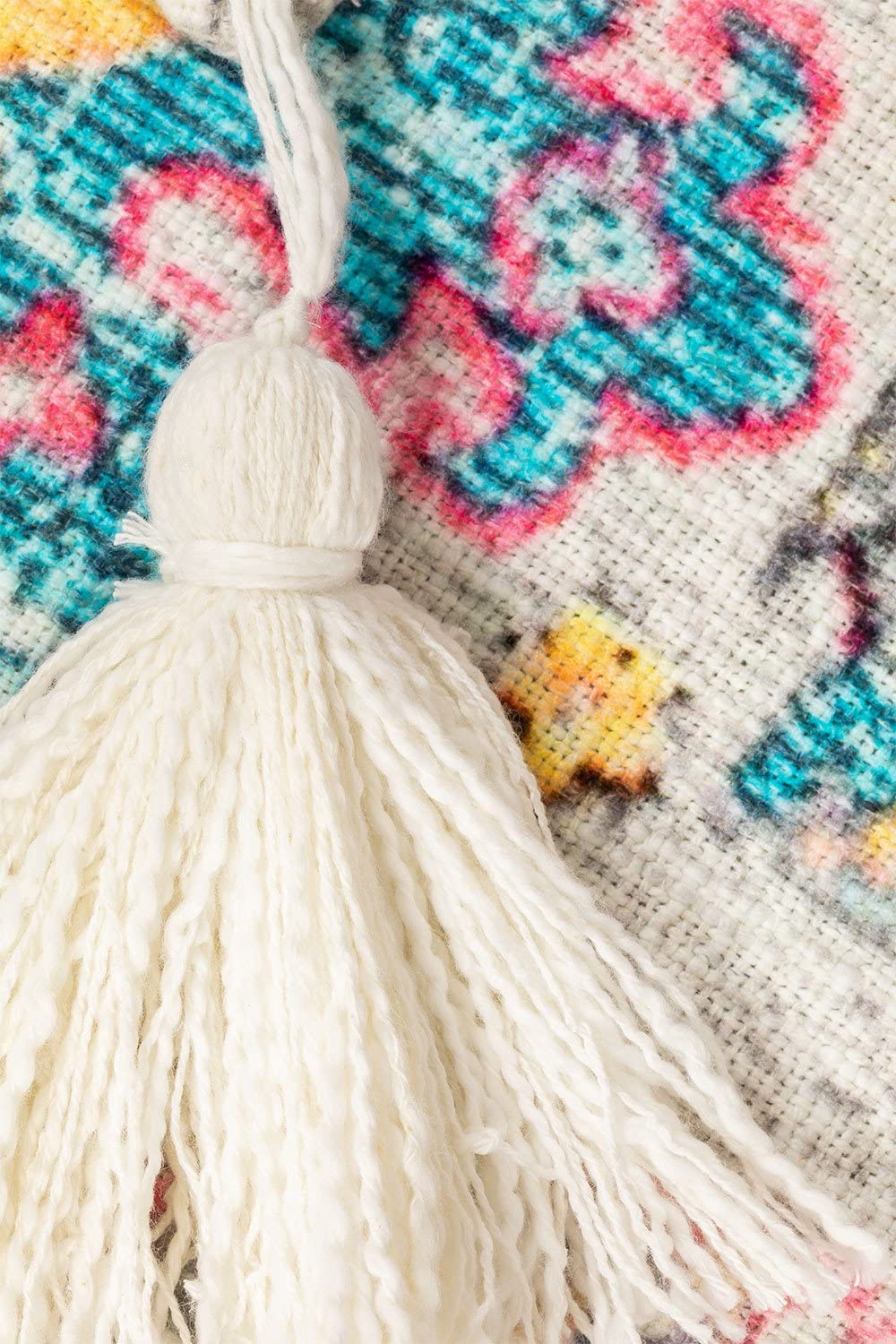 Sklum Tario coperta plaid in cotone Fresh multicolore