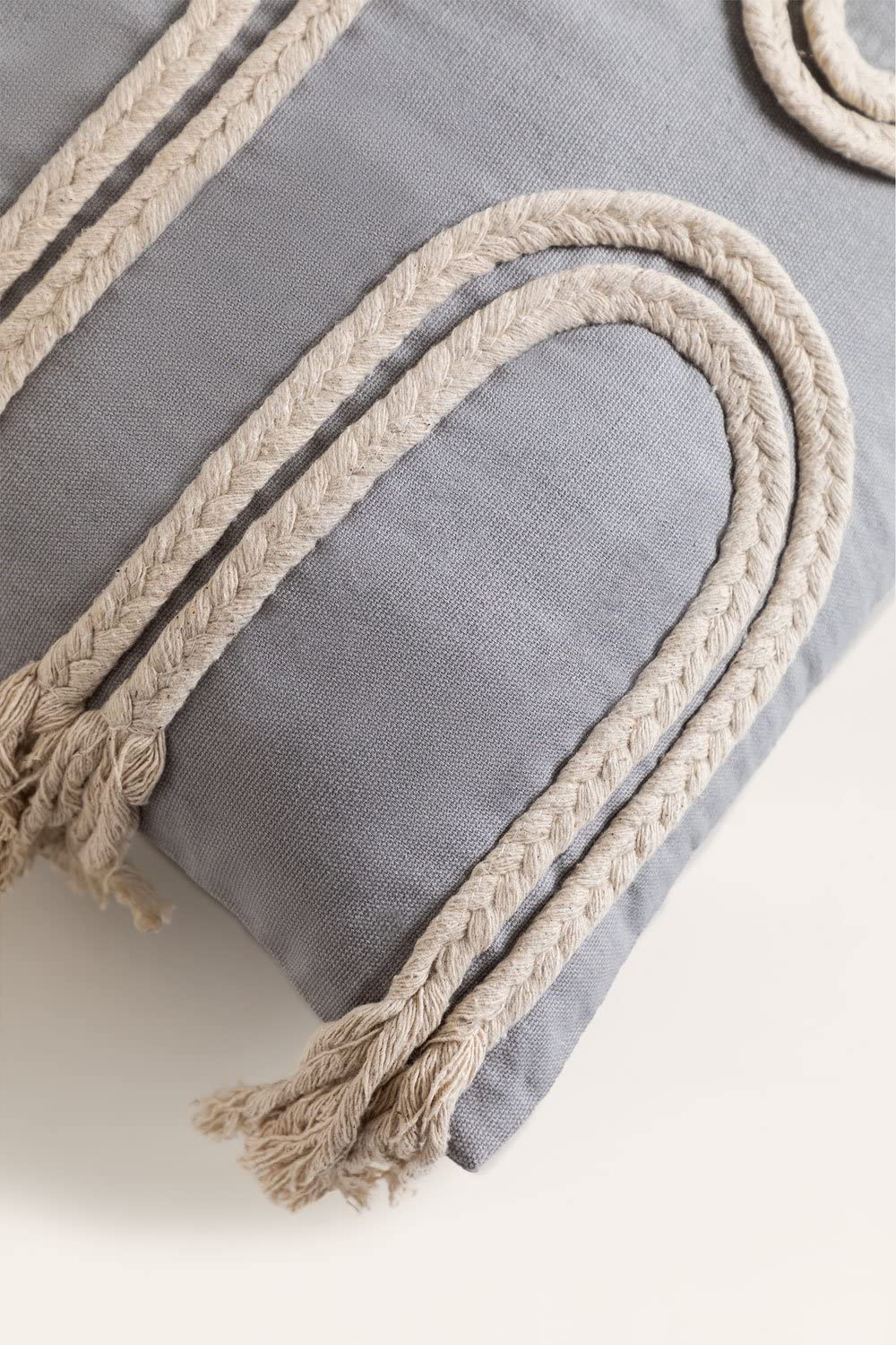 Sklum Reni cuscino quadrato cotone 45x45 grigio perla
