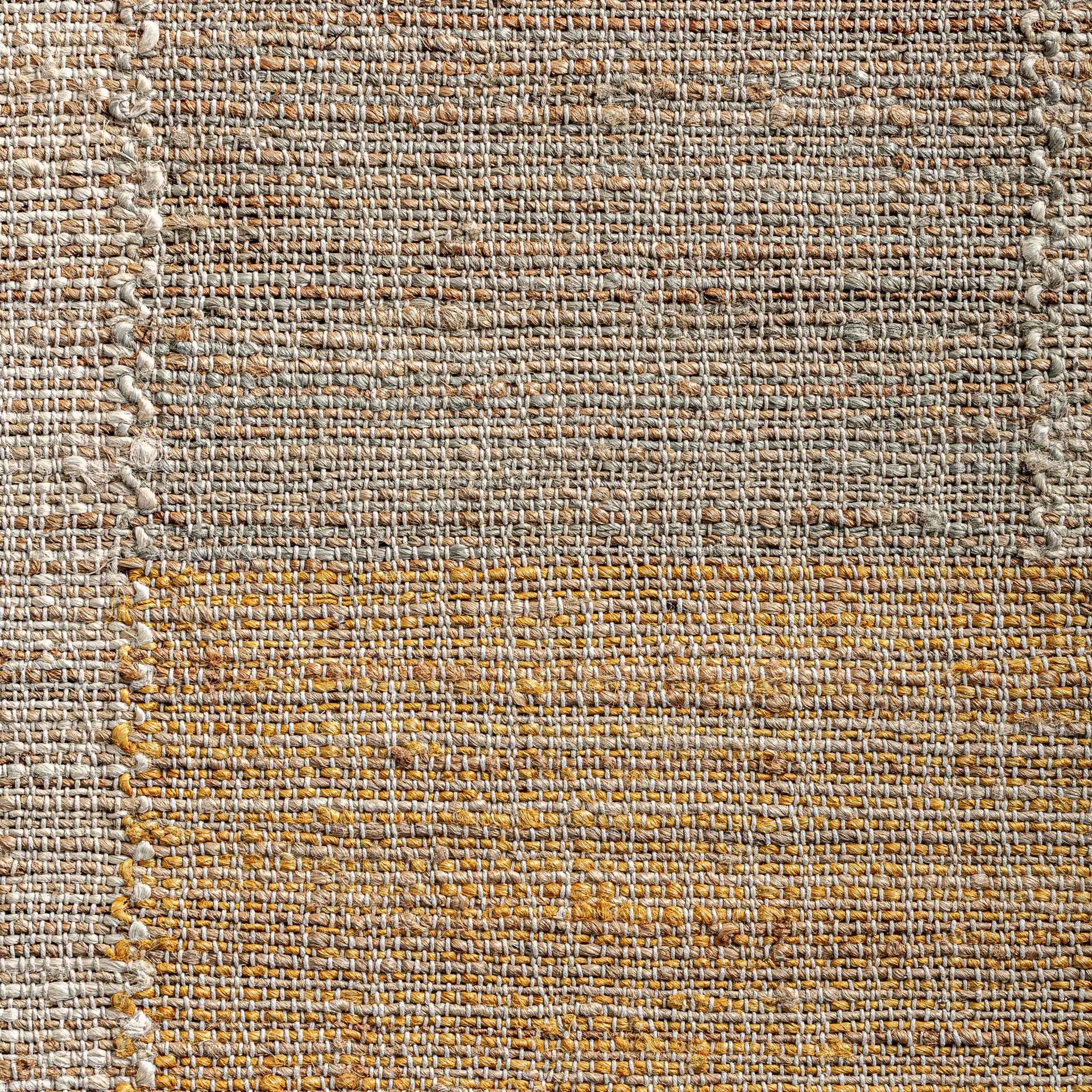 Bambua Takara tappeto iuta 300x200 grigio ocra