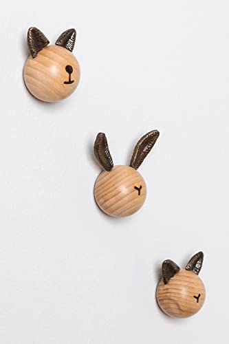 Sklum Paddy Kids set 3 ganci parete faggio