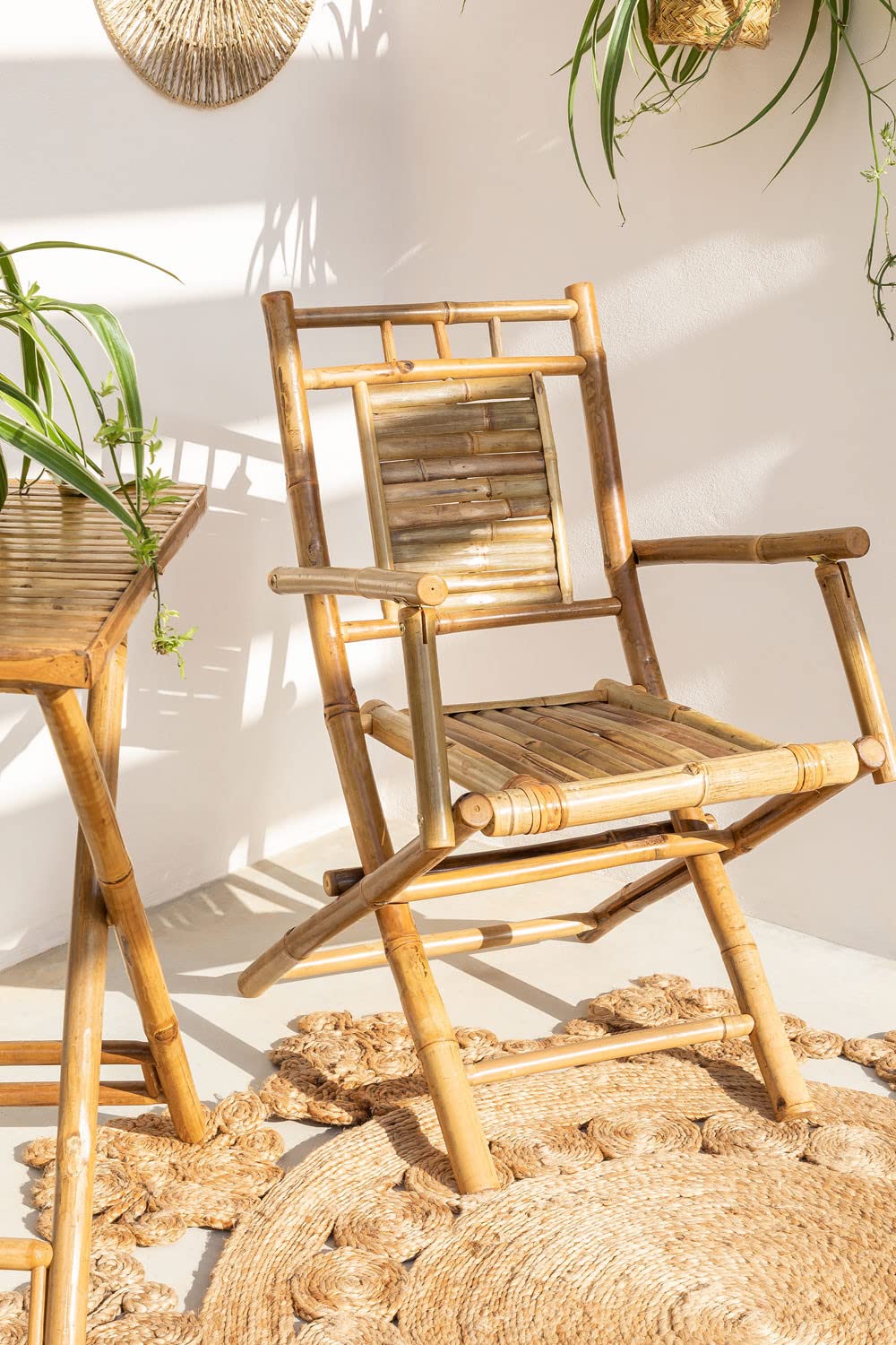 Sklum Yakku Style sedia da giardino pieghevole bambù