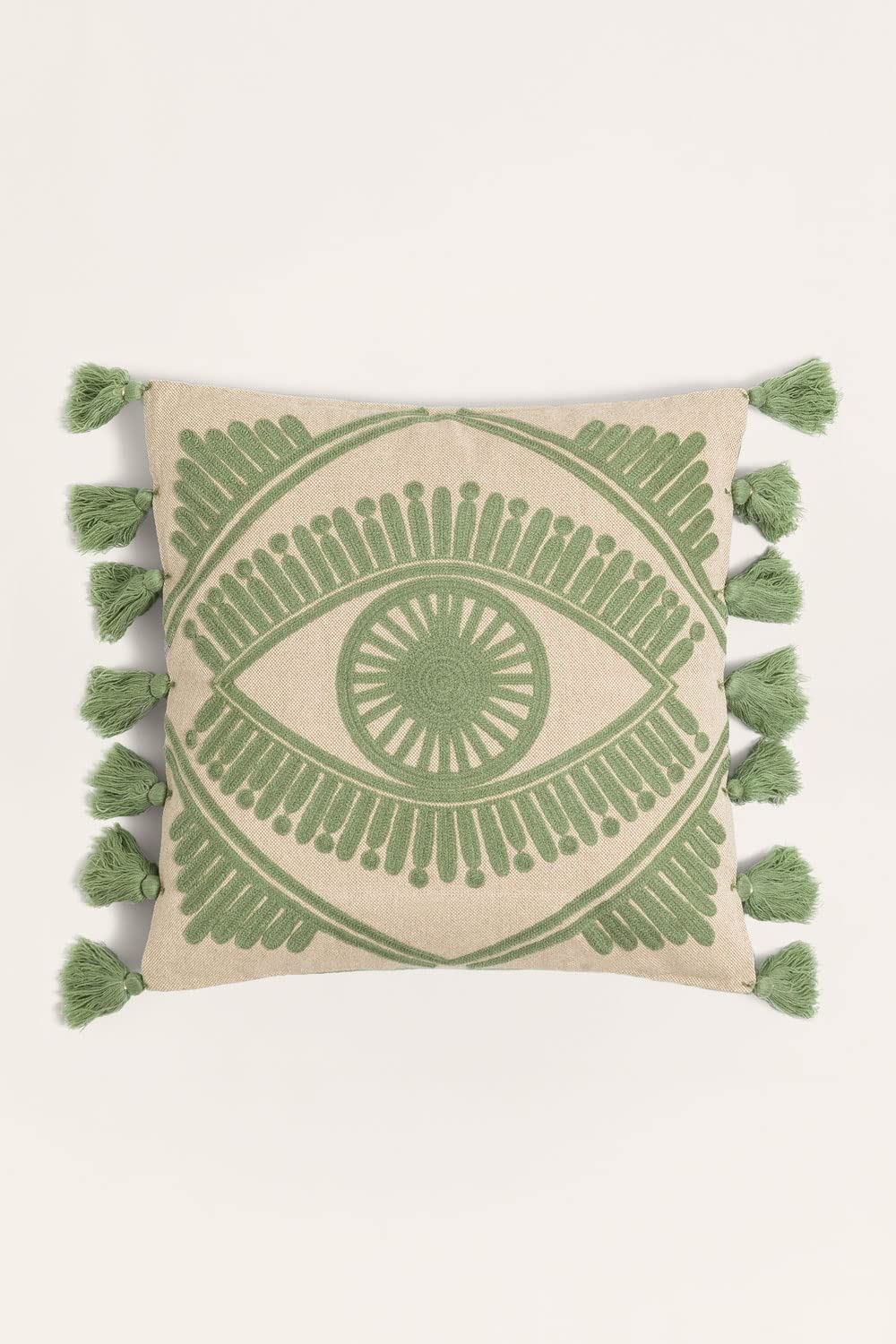 Sklum Osvid cuscino cotone 45x45 cm verde olivastro