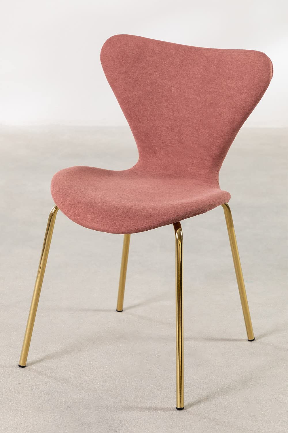 Sklum Uit sedia da pranzo impilabile terracotta