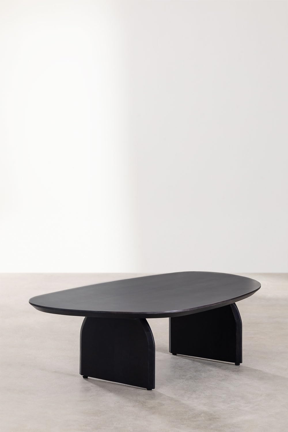 Sklum Bedum Tavolino Legno Acacia Nero 135 cm