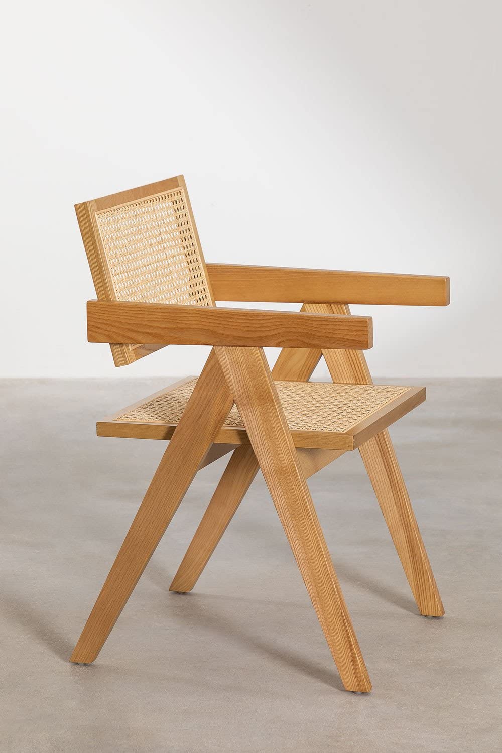 Sklum Mieren Lali set pranzo rotondo 120 cm 4 sedie rattan