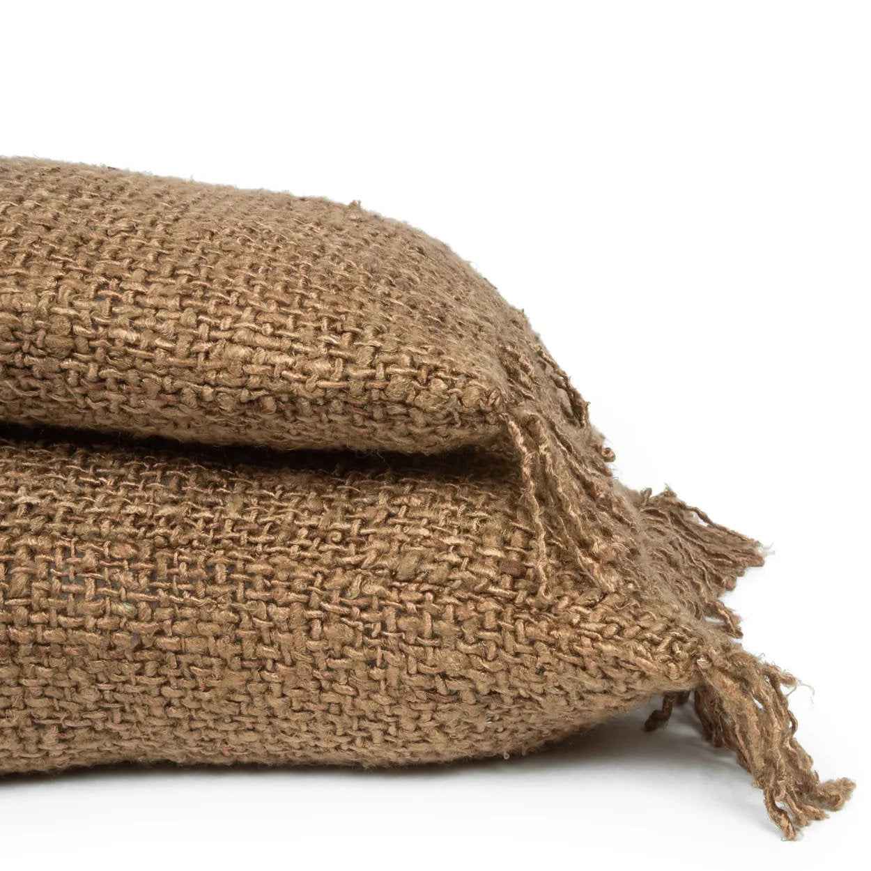 Bambua Oh My Gee federa cuscino cotone marrone 30x50