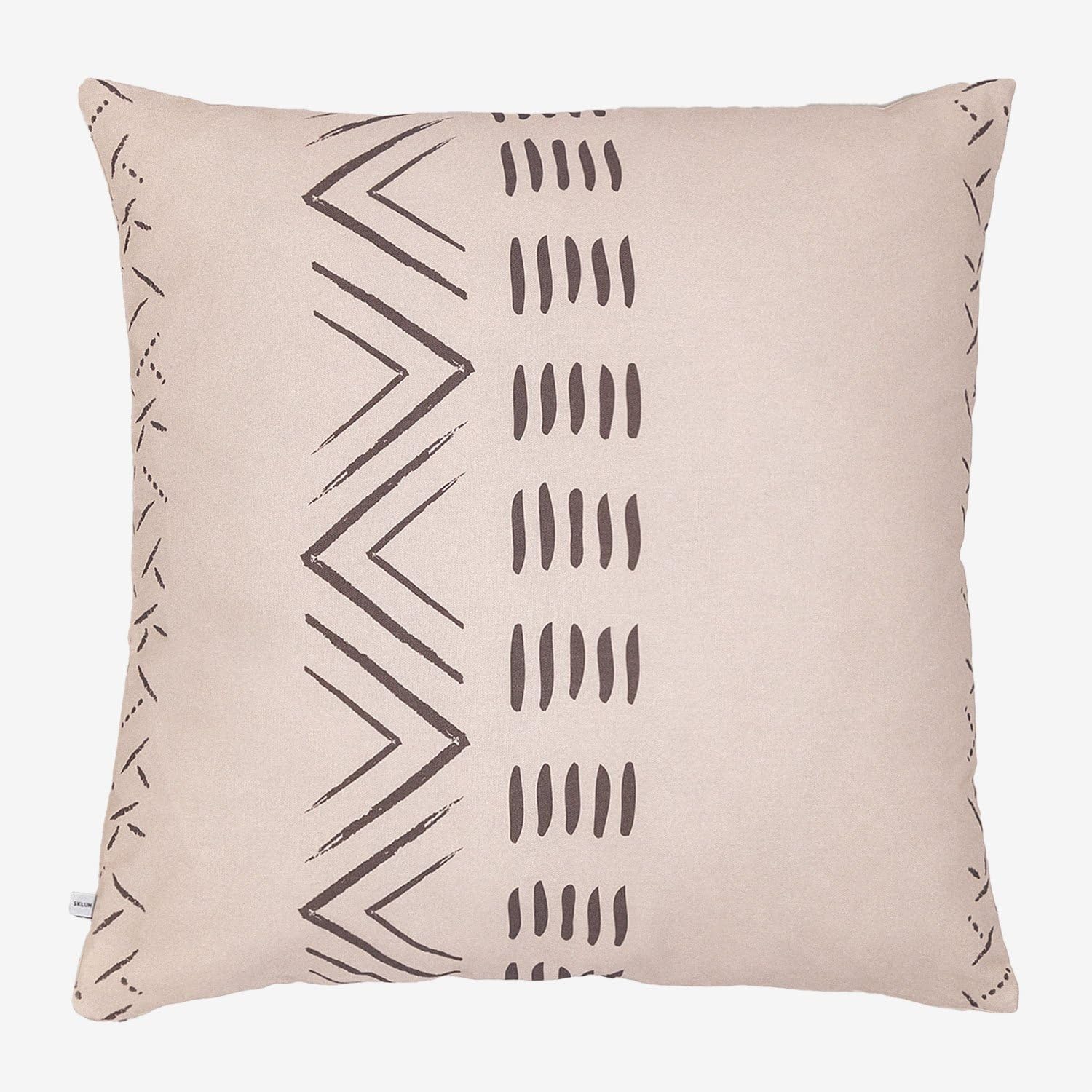 Sklum Yojary Style federa cuscino 60x60 beige lino cotone