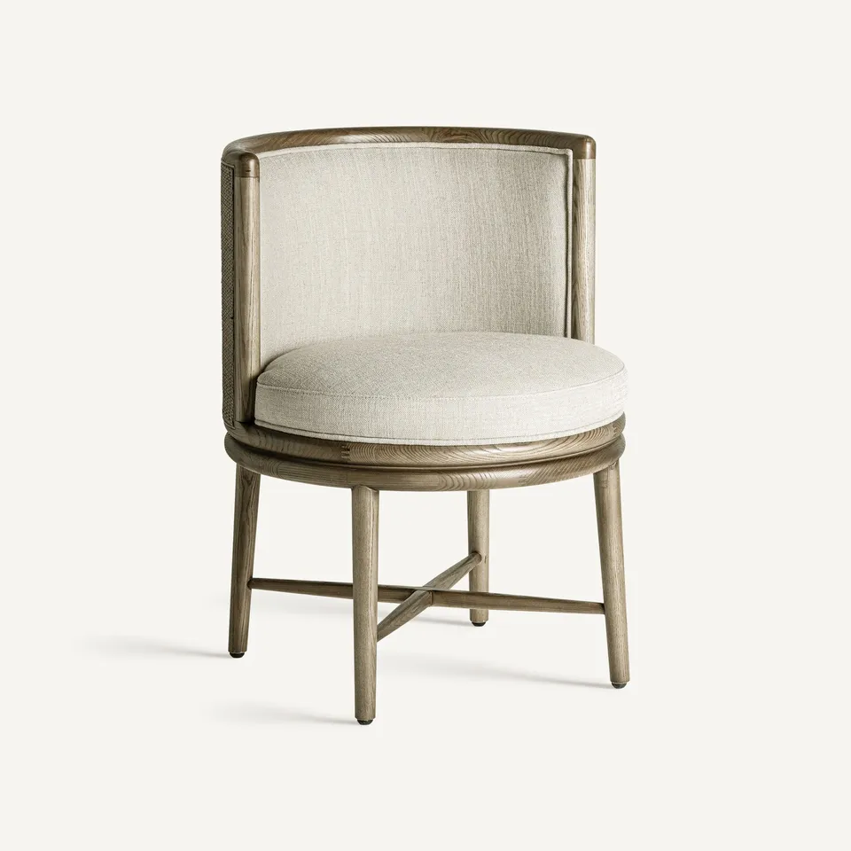 Bambua Varaire sedia rovere rattan