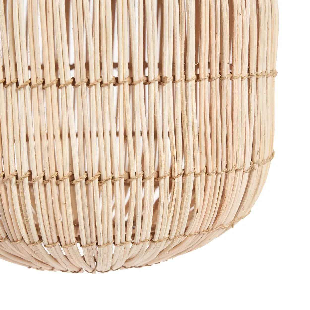 Bambua ChemChem lampadario a sospensione M naturale foglia banana