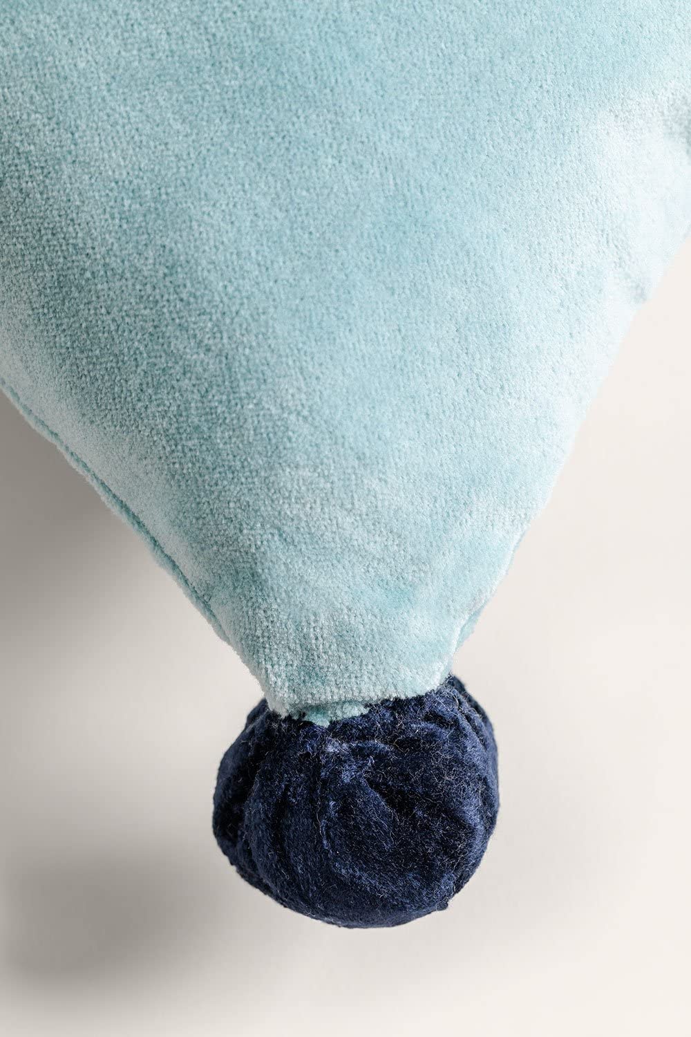 Sklum Dori cuscino rettangolare velluto blu 50x30