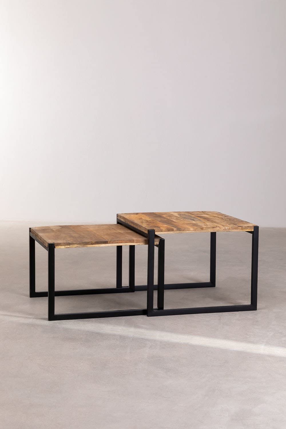 Sklum Emet Style tavolini nido legno set 2 pezzi