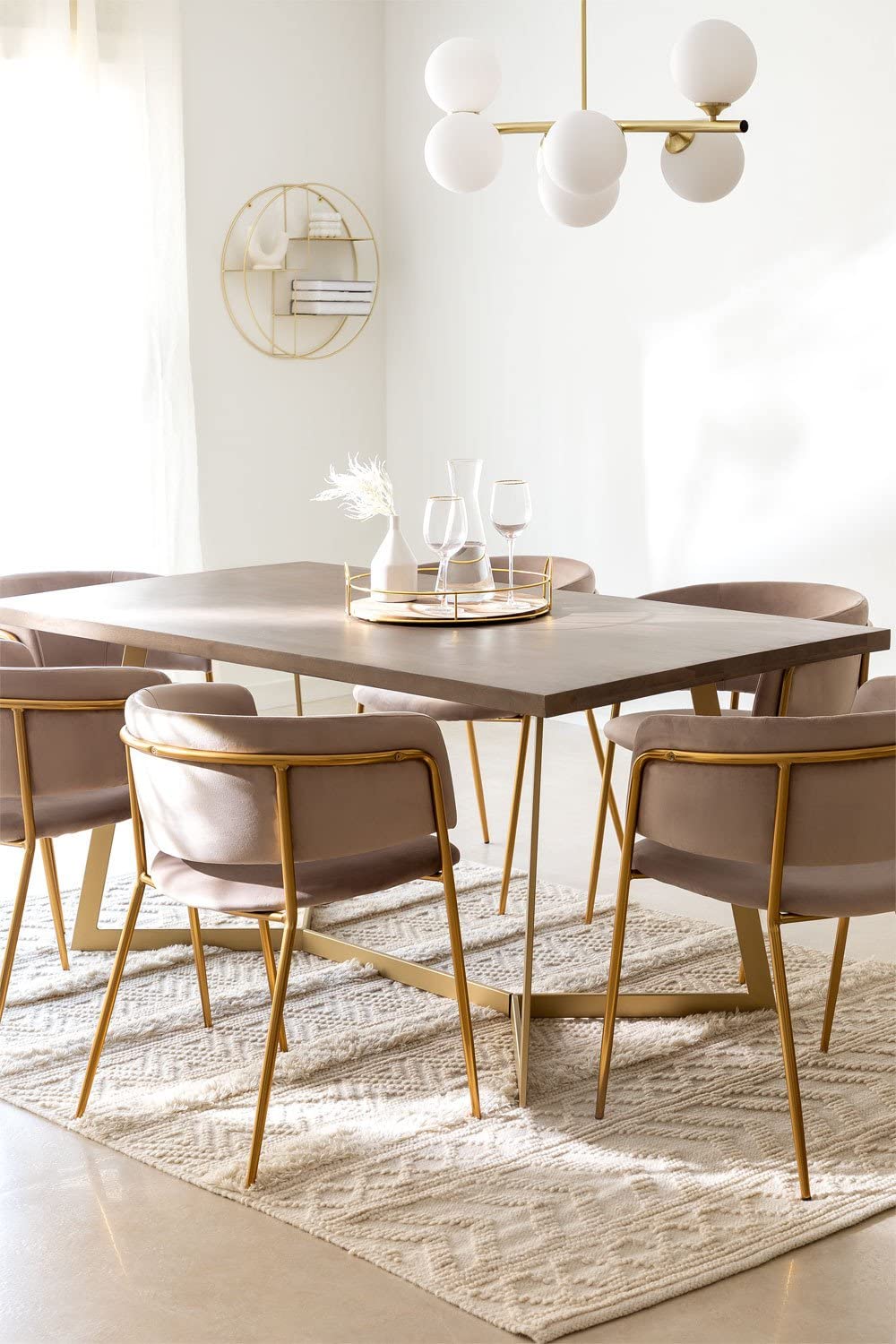 Sklum Gledi tavolo da pranzo 170x90 legno scuro