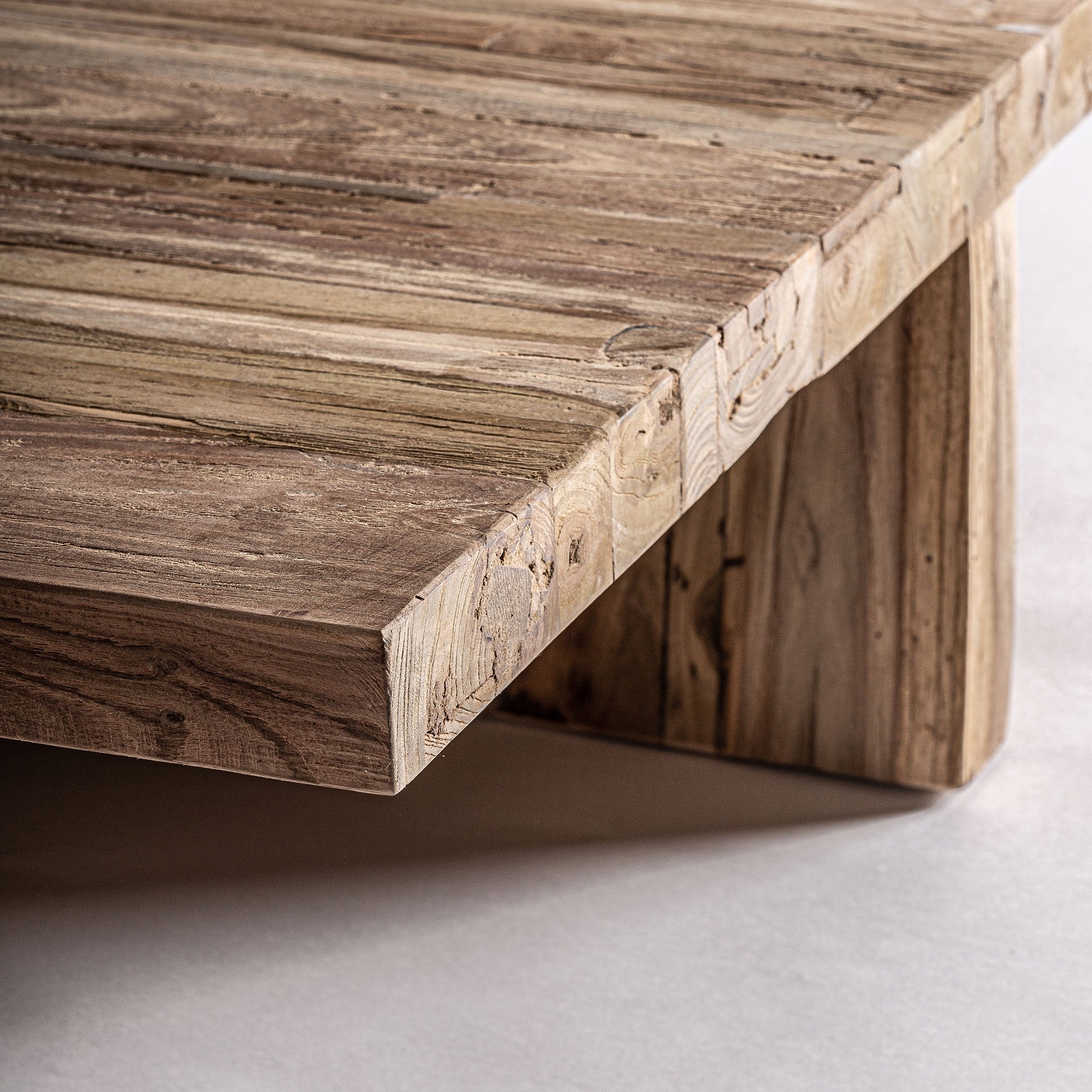 Bambua Pure tavolino legno ferroviario 26 cm