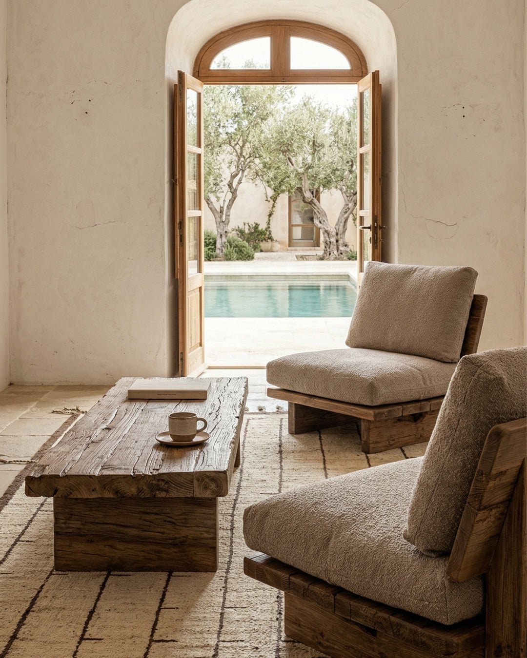 Bambua Givry Lounge Chair poltrona marrone