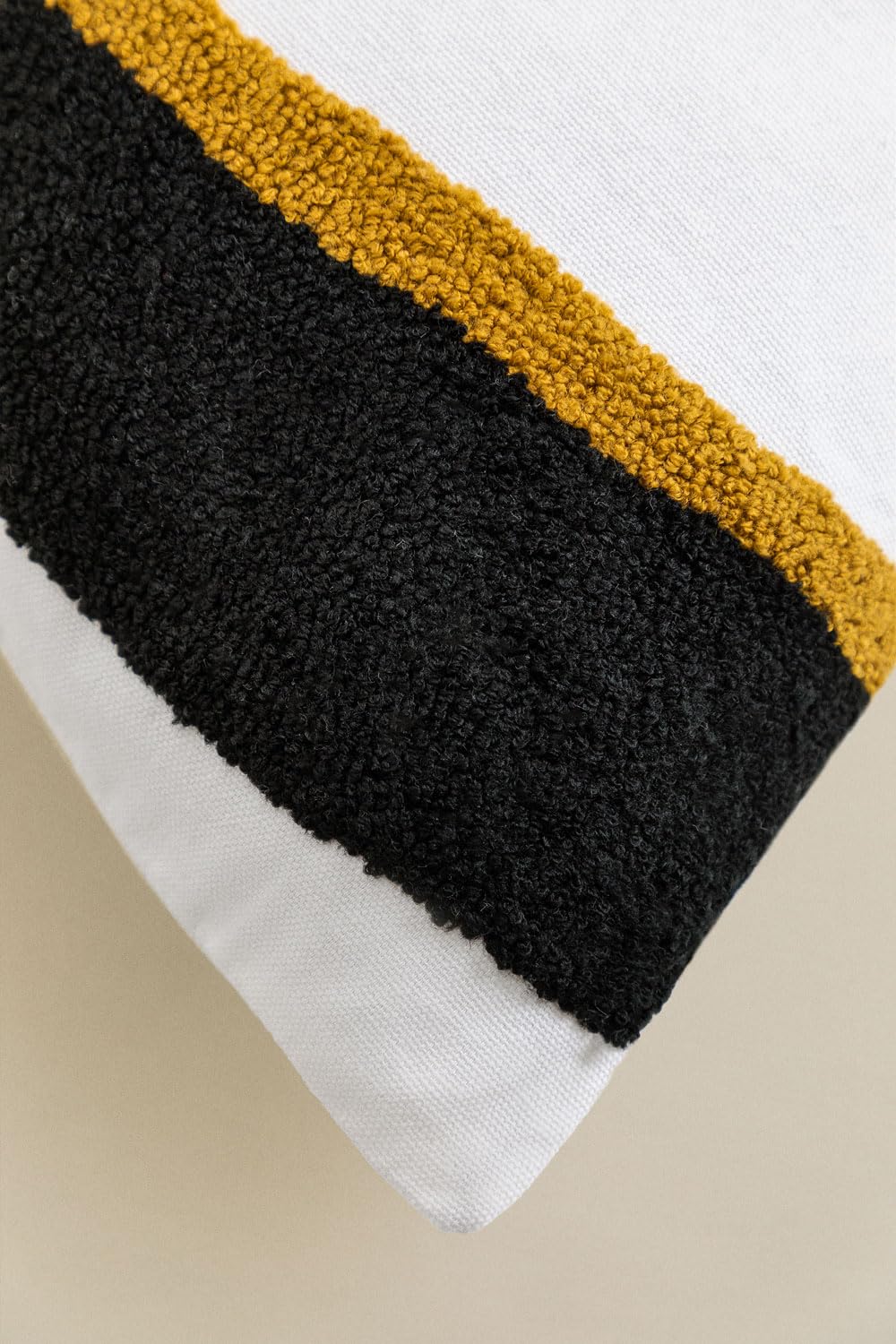 Sklum Oddie cuscino quadrato 45x45 bianco antico cotone