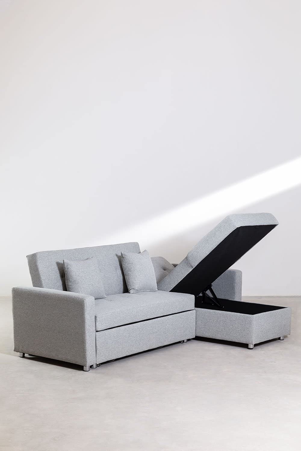 Sklum Duom divano letto 3 posti lino chaise longue