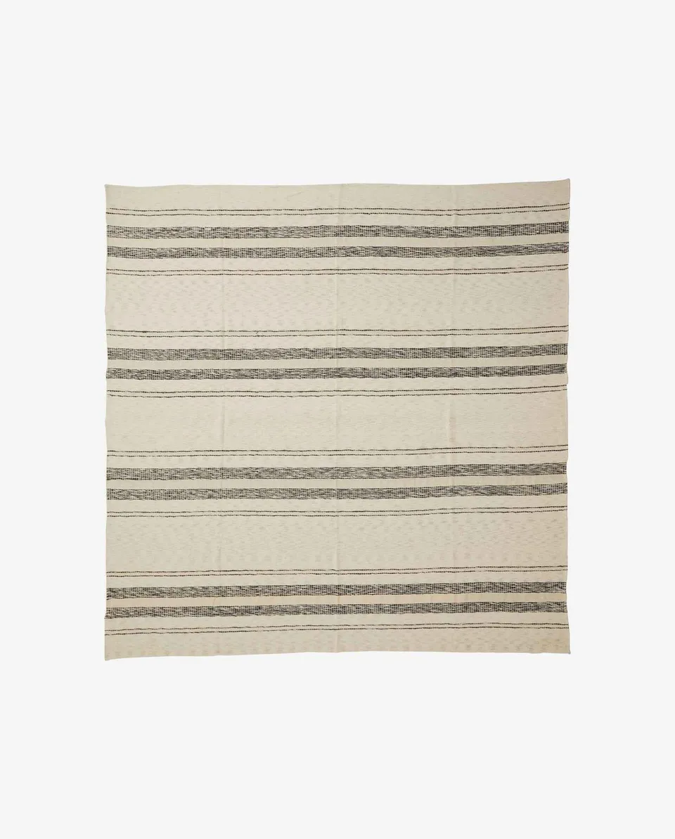 Bambua Anser copriletto 270x270 panna in cotone