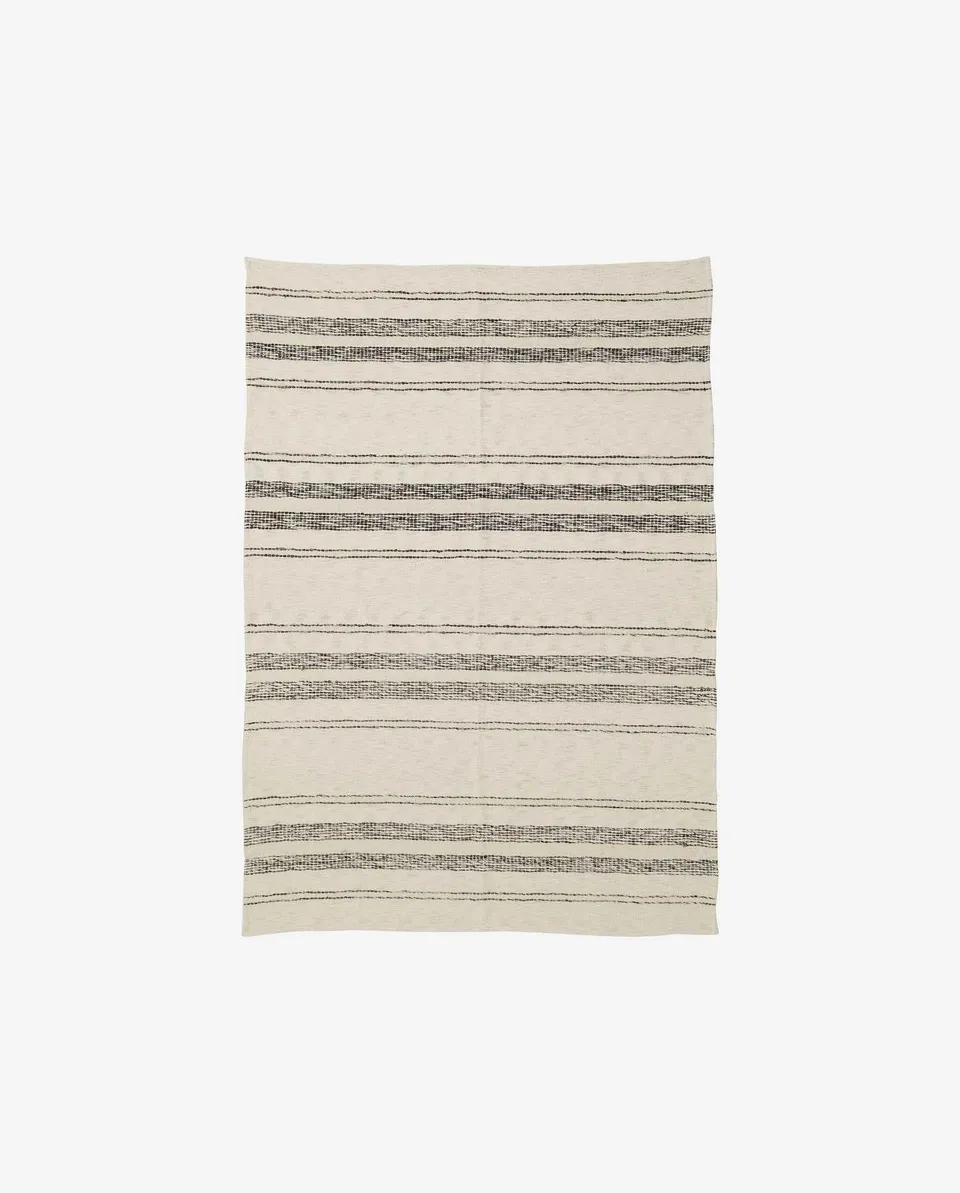 Bambua Anser copriletto cotone panna 140x200