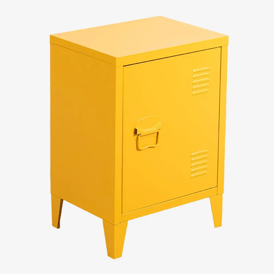 Sklum Pohpli comodino acciaio giallo curry 40 cm