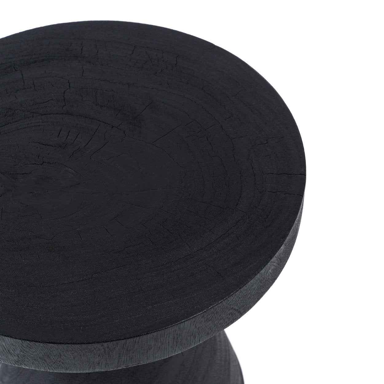 Bambua Gravity tavolino nero in legno di suar