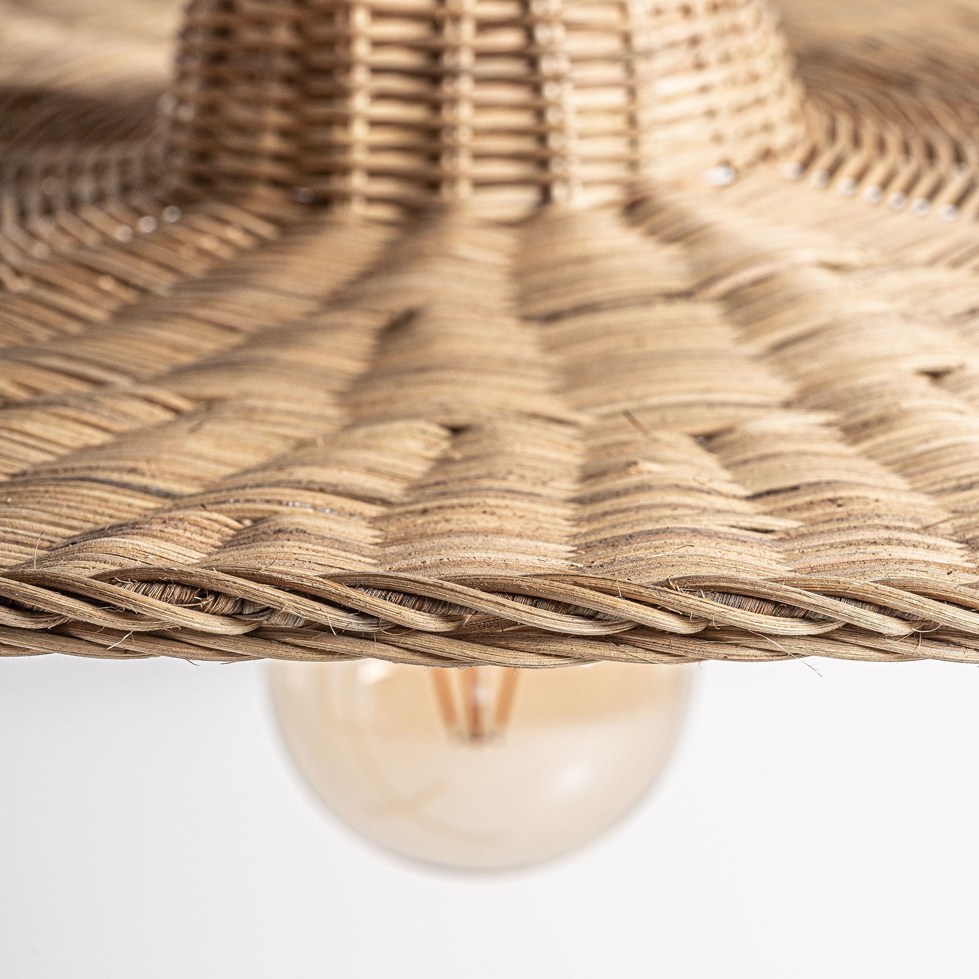 Bambua Uxmal lampadario rattan 120 cm