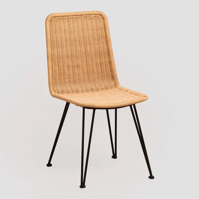 Sklum Sunset Vali Sedia da Giardino Vimini Marrone Naturale