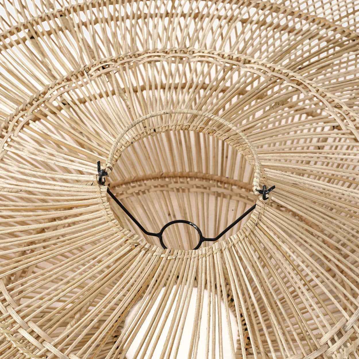 Bambua Macaron XL sospensione rattan naturale