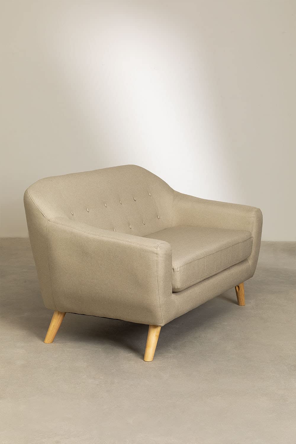 Sklum Aktic Divanetto 2 Posti Lino 148x83 cm Beige