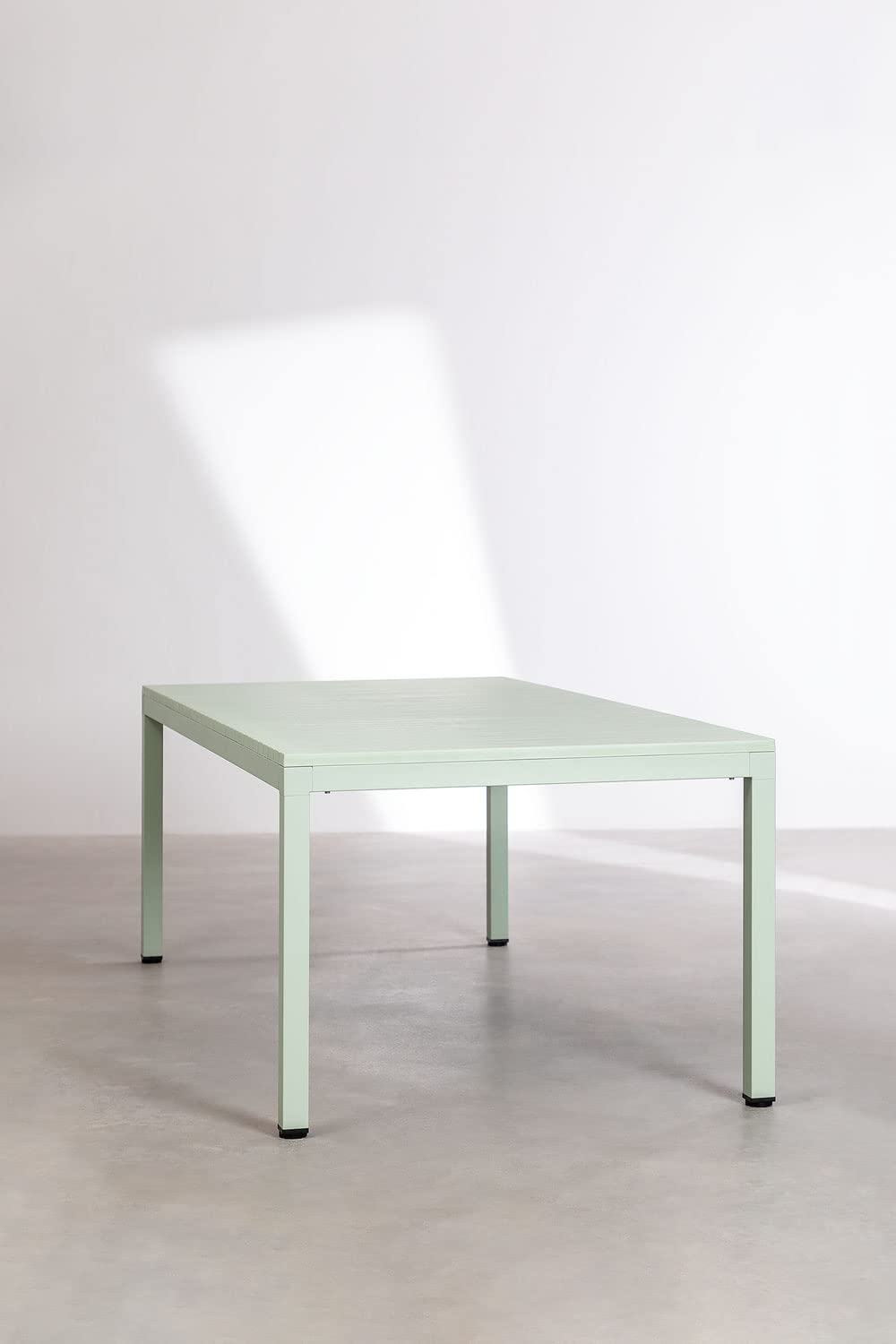 Sklum Marti tavolo da giardino alluminio 210x100 celadon