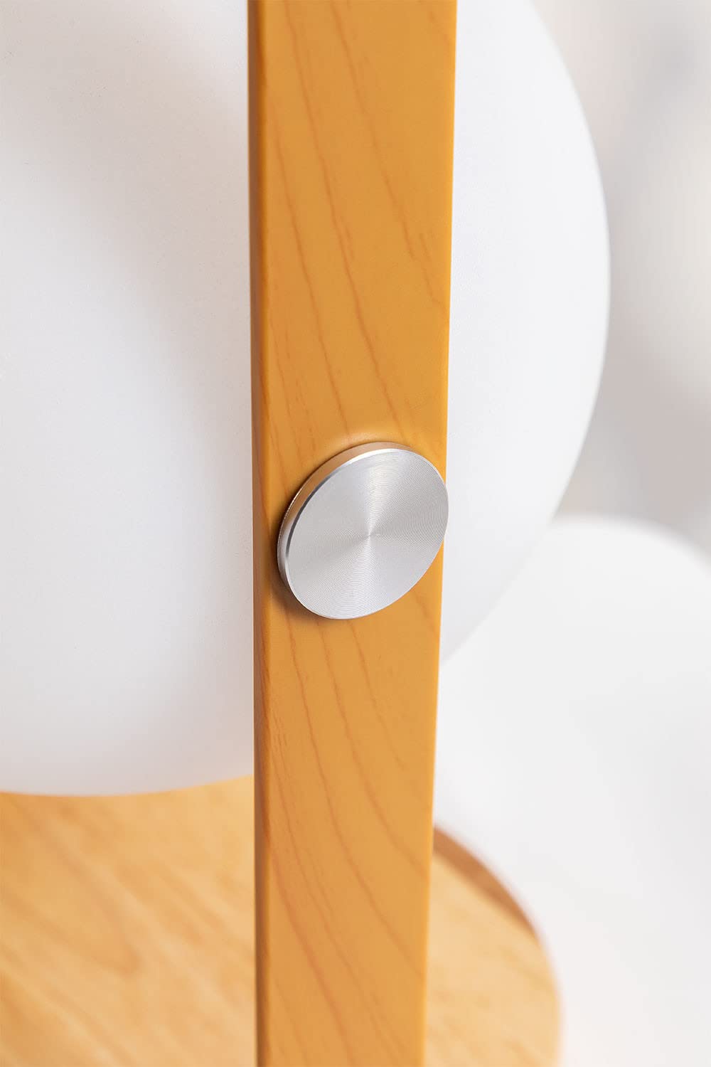 Sklum Alop lampada tavolo LED esterni legno naturale