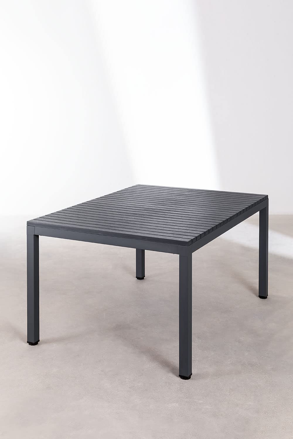 Sklum Marti tavolo giardino 140x100 cm nero carbone