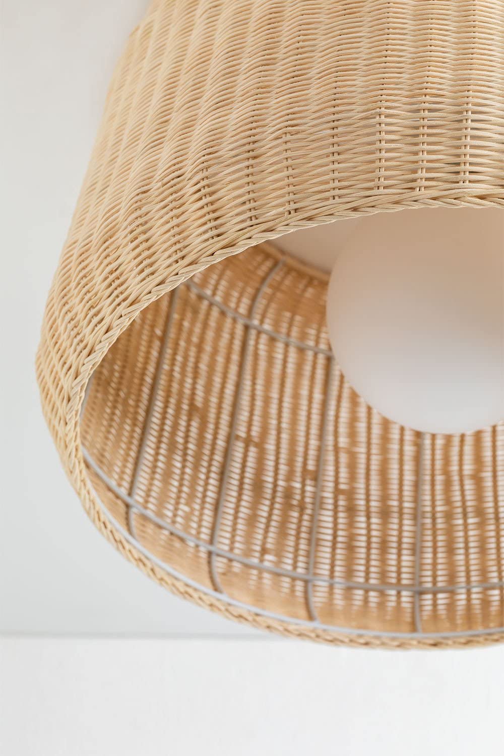 Sklum Okowa plafoniera in rattan naturale Ø41 cm